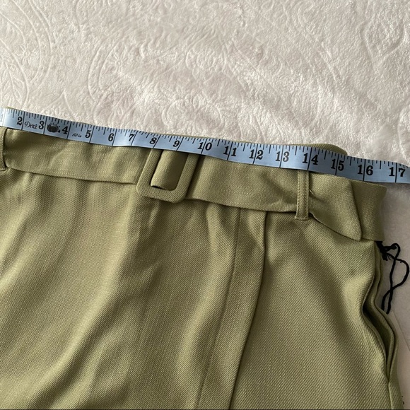 NWT Haute Monde Green Belted Skort - Picture 8 of 12